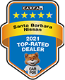 carfax 2021 top-rated dealer emblem
